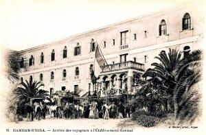 1599- Hammam-Rhira - Arrivee des voyageurs aux Thermes